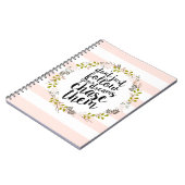 Chase je dromen... Garden Floral Wreath Notitieboek (Linkerzijde)