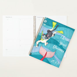 Chase je droomscuba Kat op elke datum Planner