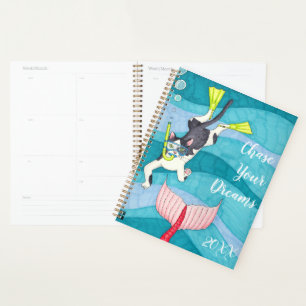 Chase je droomscuba Kat op elke datum Planner