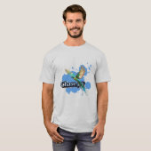 Chase Joy - Levendige vogel in vlucht T-shirt (Voorkant volledig)