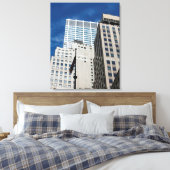 Chase Manhattan Bank New York City Canvas Afdruk (Insitu (Slaapkamer))