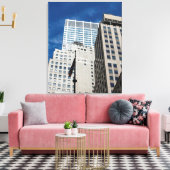 Chase Manhattan Bank New York City Canvas Afdruk (Insitu (Woonkamer))