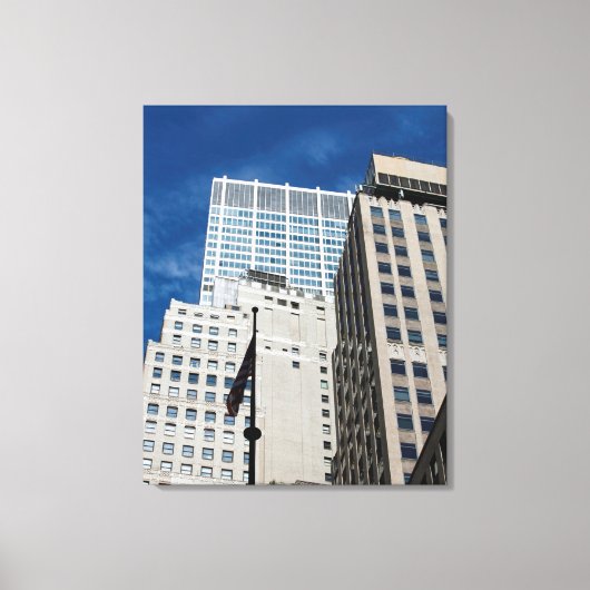 Chase Manhattan Bank New York City Canvas Afdruk (Voorkant)
