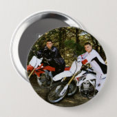 Chase memorial "flair" ronde button 4,0 cm (Voorkant /achterkant)