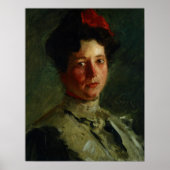 Chase - portret van Martha Walter 1908 Poster (Voorkant)