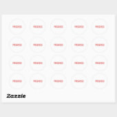 Chase Progress is geen perfectie Sticker (Vel)
