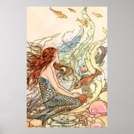 Chase Rainbows Swim met Mermaids, Ride Unicorns Poster