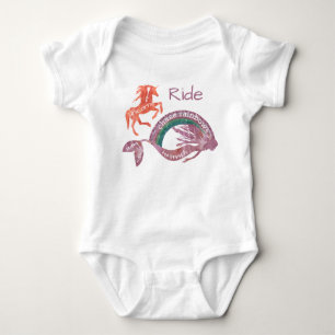 Chase Raindows Swim met Mermaids, Ride Unicorns Romper