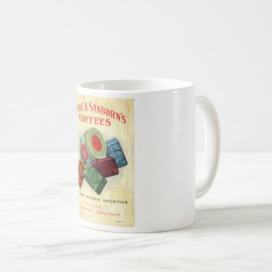 Chase & Sanborn's adverteren Mok (Voorkant rechts)