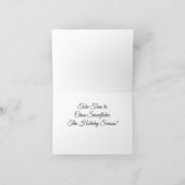 Chase Snowflakes Holiday Kaart (Binnen)