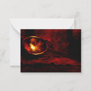 Chase - Stilleven met Ladle, mooi kunstschilderij Notitiekaartje