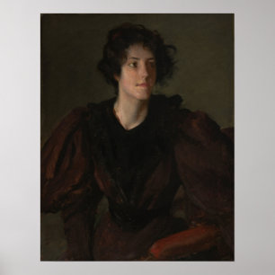 Chase - studie van een jonge vrouw poster