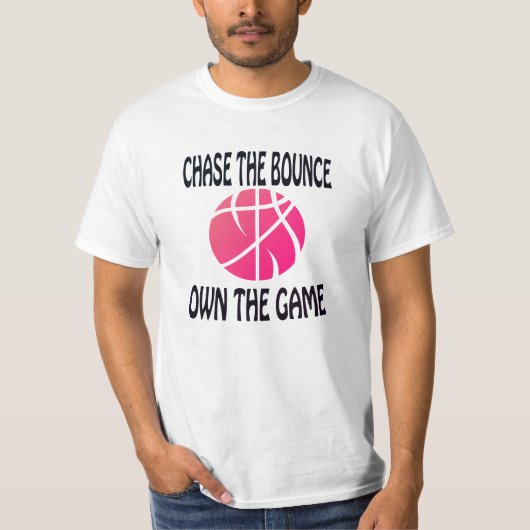 Chase the Bounce, eigenaar van het spel T-shirt (Voorkant)