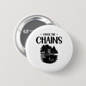 Chase The Chains Disc Golf Frisbee Kunst Ronde Button 5,7 Cm (Voorkant /achterkant)