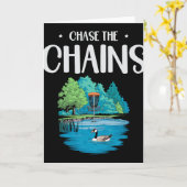 Chase The Chains Disc Golf Schitterende Natuur  Kaart (Gele Bloem)