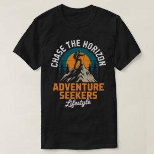 Chase the Horizon Vintage Outdoor Adventure T-shir T-shirt