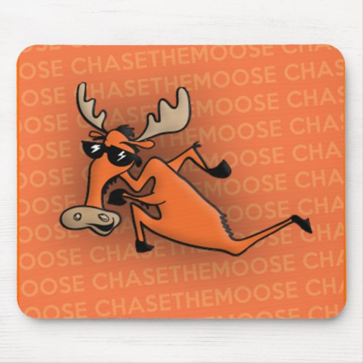 Chase the Moose, Moose Pad Muismat (Voorkant)