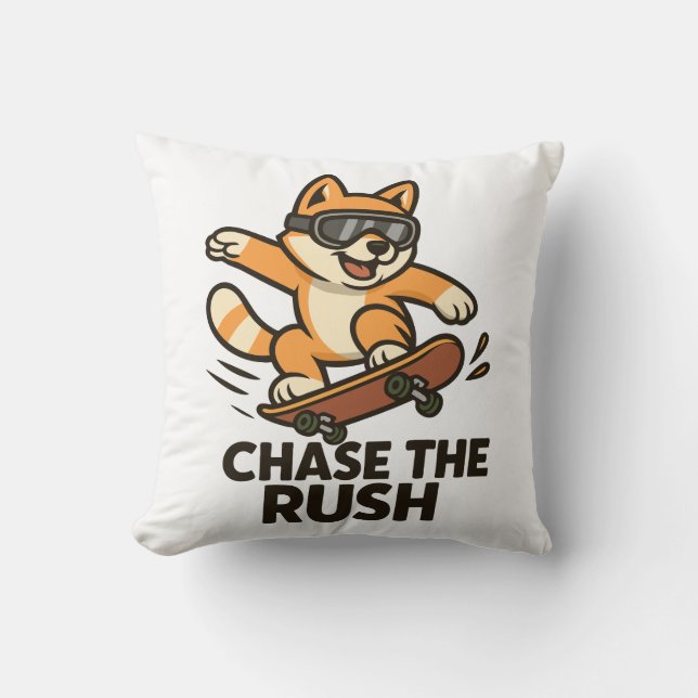 Chase The Rush Kussen (Voorkant)