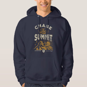 Chase the Summit Mountains natuur liefhebber Hoodie