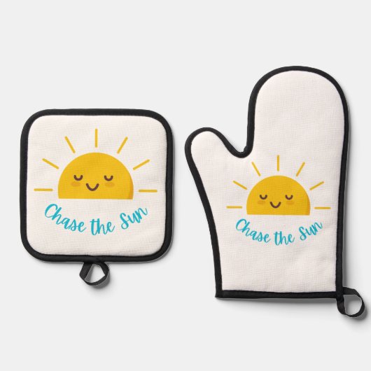 Chase the Sun Ovenwant & Pannenlap Set (Voorkant)