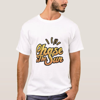 Chase The Sun – Retro Minimal Summer Adventure T-s T-shirt