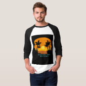 "Chase the Sunset" Vind schoonheid in elke horizon T-shirt (Voorkant volledig)