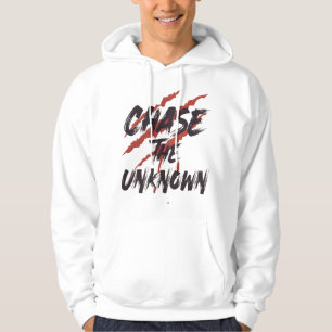Chase The Unknown– Stedelijk Grunge Straatmode Gra Hoodie