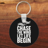 Chase the Wind Laat het leven beginnen Equestrians Sleutelhanger (Voorkant)