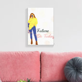 chase ur goal wall art canvas afdruk (Insitu (Woonkamer))