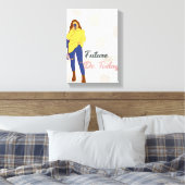 chase ur goal wall art canvas afdruk (Insitu (Slaapkamer))