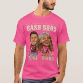 Chase Young Nick Bosa San Francisco Bash Bros T-shirt (Voorkant)