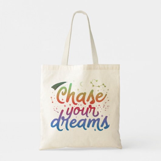 Chase Your Dreams - Budget Canvas tas (Achterkant)