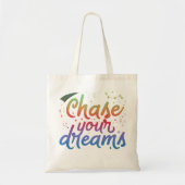 Chase Your Dreams - Budget Canvas tas (Voorkant)