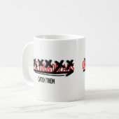 Chase Your Dreams Catch Them Motivational Quote Koffiemok (Voorkant links)