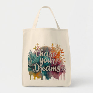 Chase Your Dreams - Motivatie Canvas tas