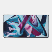 Chase Your Dreams Motivatie Vloeibaar Abstract Bureaumat (Voorkant)