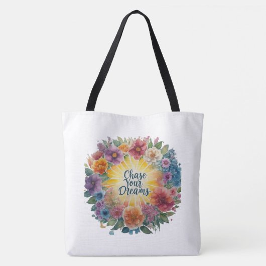 Chase Your Dreams - Schouder Tas (Achterkant)