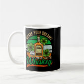 Chase Your Dreams With Whiskey St. Patrick's Day C Koffiemok (Links)