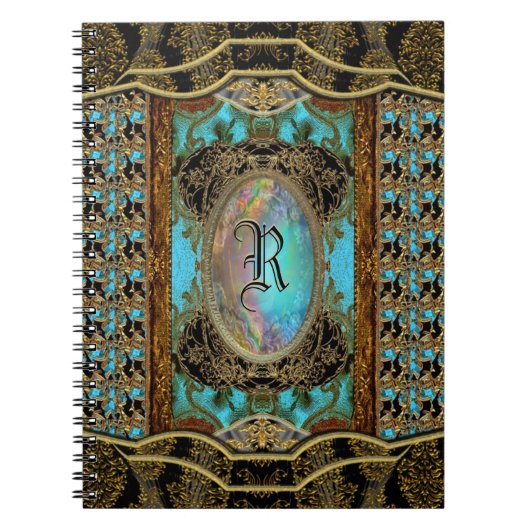 Chasecoeur Victoriaans monogram Notitieboek (Voorkant)