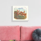 Chasers Vintage Horse Racing Canvas Afdruk (Insitu (Woonkamer))