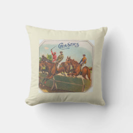 Chasers Vintage Horse Racing Kussen