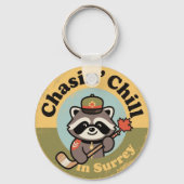 Chasin’ Chill Surrey with a Cool Raccoon Mountie Sleutelhanger (Voorkant)
