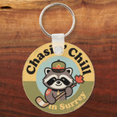 Chasin’ Chill Surrey with a Cool Raccoon Mountie Sleutelhanger (Voorkant)
