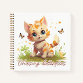 Chasing butterflies again notitieboek (Voorkant)