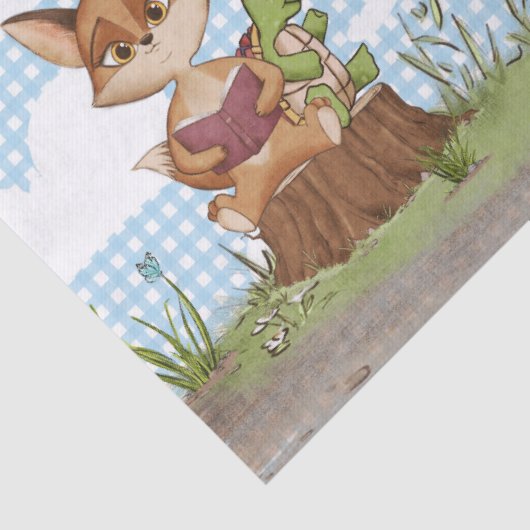 Chasing Butterflies Decoupage Tissue Paper Tissuepapier (Detail)