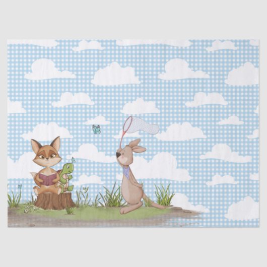 Chasing Butterflies Decoupage Tissue Paper Tissuepapier (Voorkant)