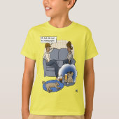Chasing Dream Yellow Boy's T-shirt (Voorkant)