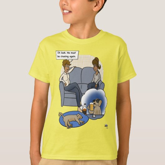 Chasing Dream Yellow Boy's T-shirt (Voorkant)