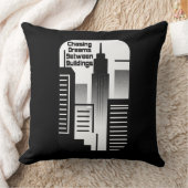 Chasing Dreams Between Buildings Urban Design Kussen (Deken)