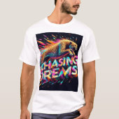 Chasing Dreams - Vibrant Cheetah in Neon Prism T-shirt (Voorkant)